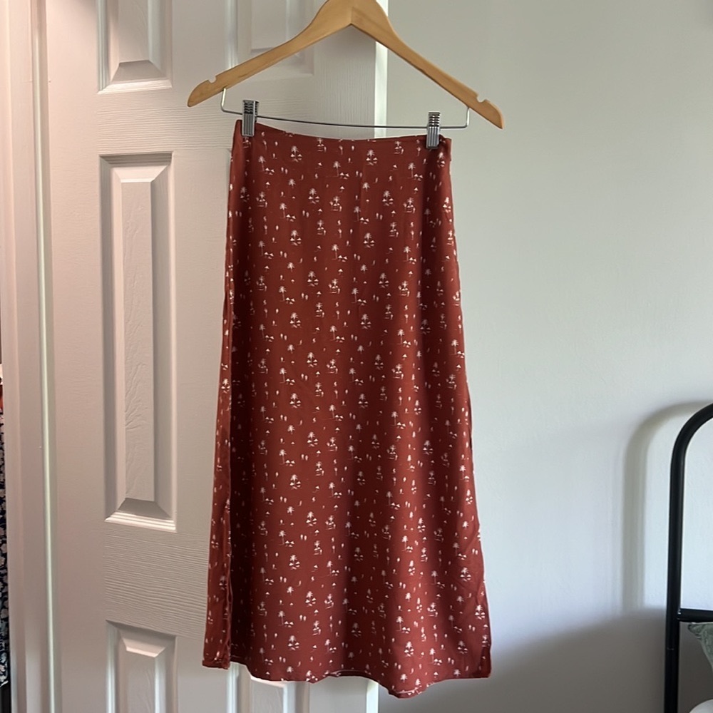 Marine Layer Ryan Midi Skirt, A lined